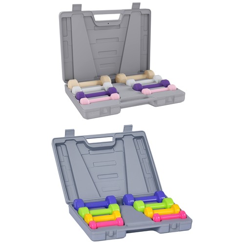 Homcom hantelset paar - homcom, 4