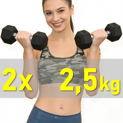 Kurzhanteln 2er set - 2,5, kg